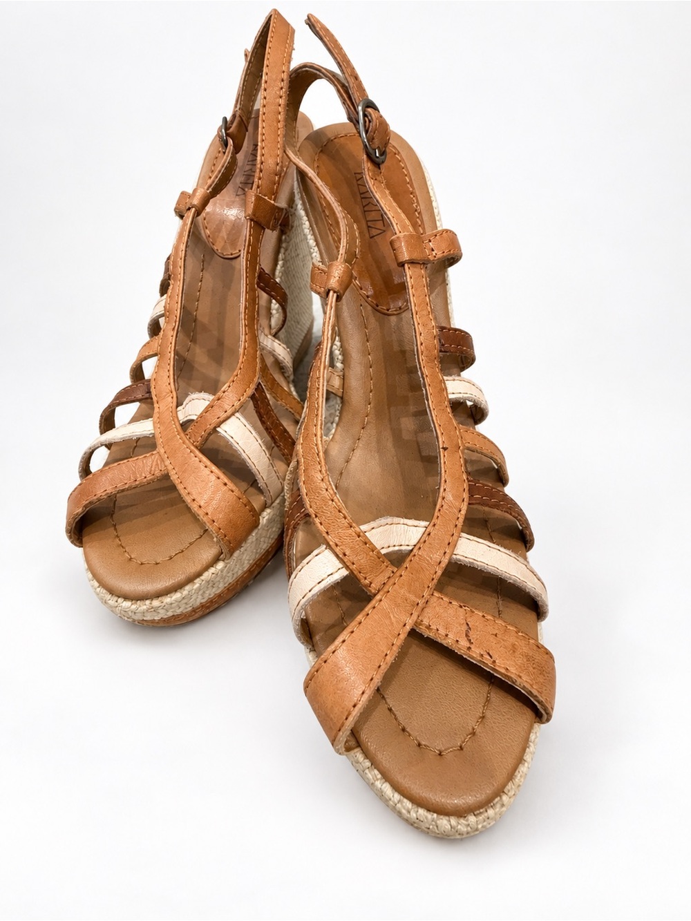 Brazilian brand Karita Strappy Espadrille Wedge Sandals